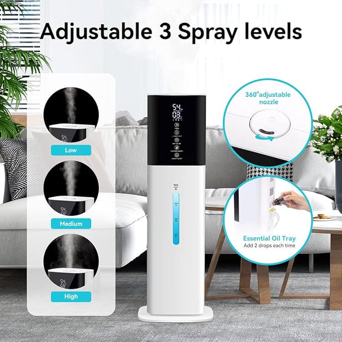 Honovos 8L Ultrasonic Cool Mist Humidifier (image 4)