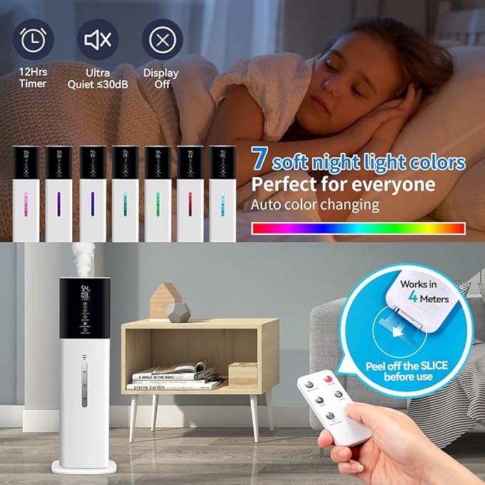 Honovos 8L Ultrasonic Cool Mist Humidifier (image 5)