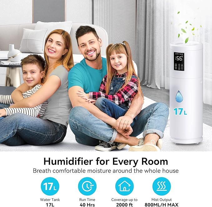 Honovos Large Room Humidifier 17L/4.5Gal (image 2)
